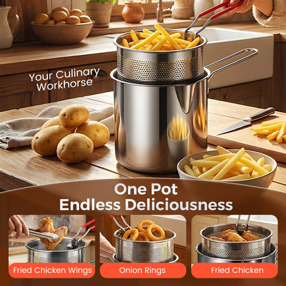 🔥LAST DAY SALE 50% OFF🍗304 Stainless Steel Multifuntional Fryer