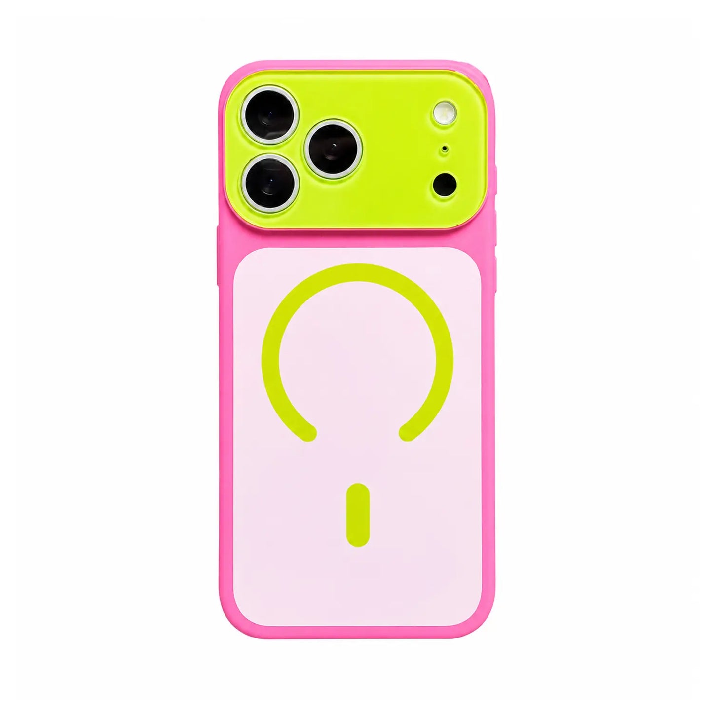 🔥Summer Hot Sale 🌈Dopamine Color Block MagSafe Case – Ultra-Slim Matte Hard PC Cover for iPhone 17 Pro Max