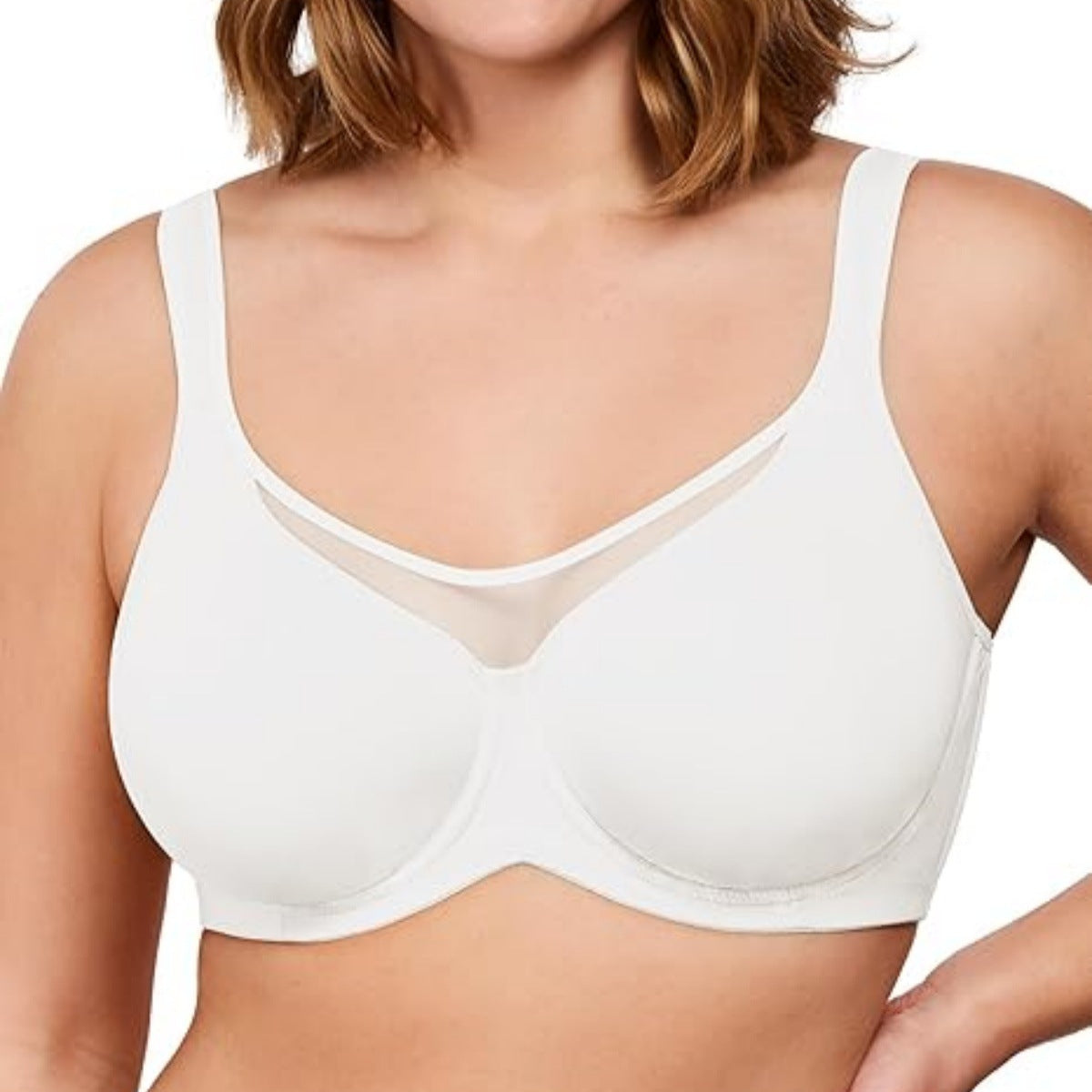 ⏳Last Day Special Price £8.88💐Women's Elegant Sheer Full Coverage Plus Size Bra
