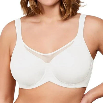 ⏳Last Day Special Price £8.99💐Women's Elegant Sheer Full Coverage Plus Size Bra