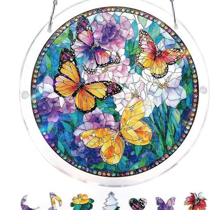 🔥LAST DAY 49% OFF ☀️🛍️Acrylic Jigsaw Puzzle Suncatcher 80 Pieces