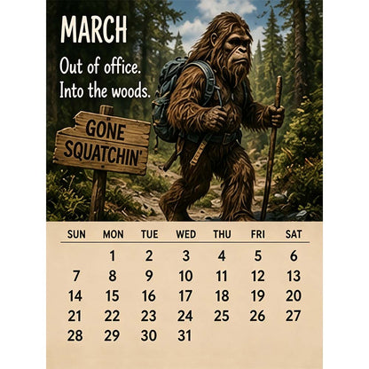 🦶2027 Bigfoot's Daily Life Calendar
