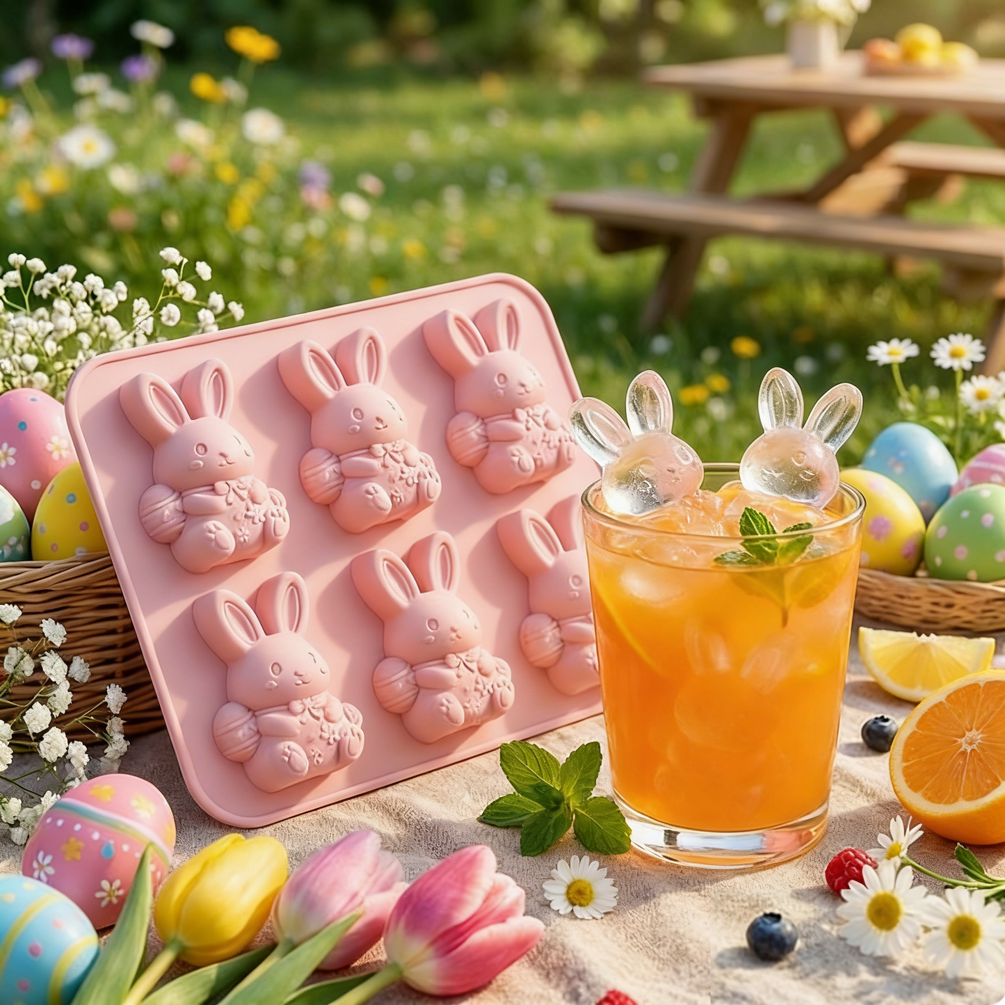 ⏳Last Day Special Price ￡6.99!!🐮 Mini Highland Cow Ice Cube Mold – Cute 3D Ice for Drinks, Parties & Gifts