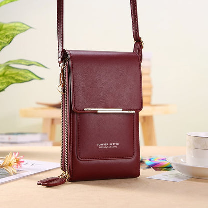 🏆Last Day Promotion：ONLY ￡9.99!!👜 📱 Simple and elegant women's touchscreen crossbody phone wallet(📦 Buy 2 Free Shipping)