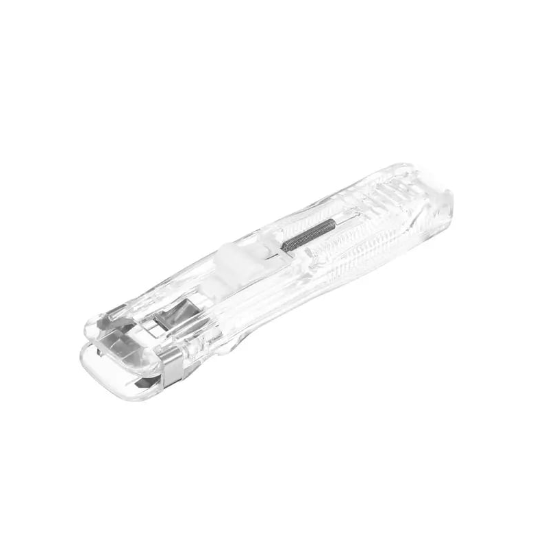 📎 2-Pack Portable Binder Clip Stapler + 100 Clips – Non-Destructive Paper Clamp Dispenser for Office, Home & School 🏫✏️