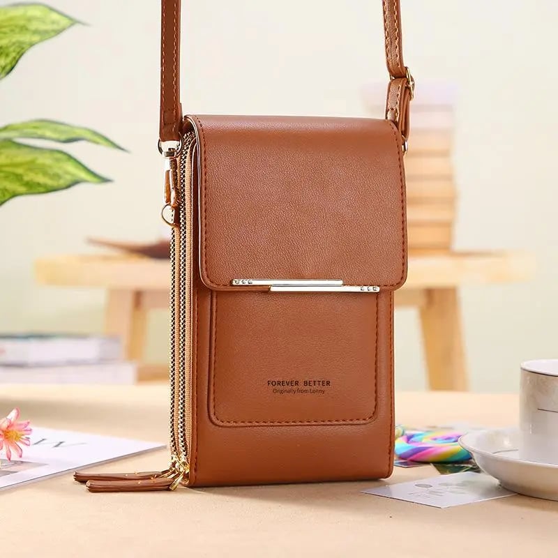 🏆Last Day Promotion：ONLY ￡9.99!!👜 📱 Simple and elegant women's touchscreen crossbody phone wallet(📦 Buy 2 Free Shipping)