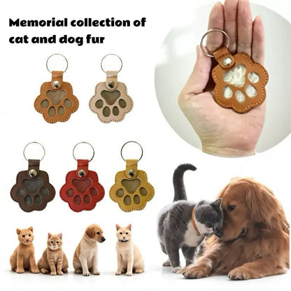 (10pcs)BUY 5 GET 5 FREE💖Leather Pet Memorial Keychain  🐾 Keep Their Memory Close, Always