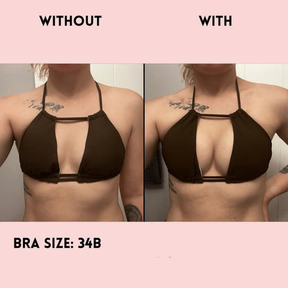 🔥LAST DAY SALE ONLY ￡7.99!!💕OUFALI Lift Inserts for Bras – Lightly Padded, Double-Sided Adhesive👙 Reusable, Washable • Natural Lift • Seamless Under Clothing ✨