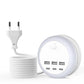 Ultimate 7-in-1 Retractable USB Charging Station with 8-Color Mood Lighting