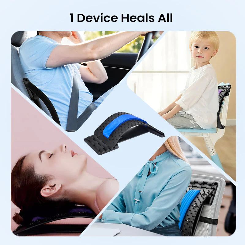 🏆🌸Limited-time Special Price:£7.99!!!⏰Magnetic Therapy Acupuncture Massage Lumbar Stretcher
