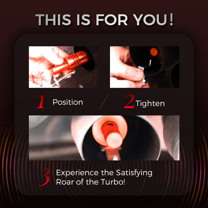 🏎️ £5.99! 💥 Turbo Sound Simulator Whistle – Universal Fit, Sporty Roar, Easy Bolt-On ✨