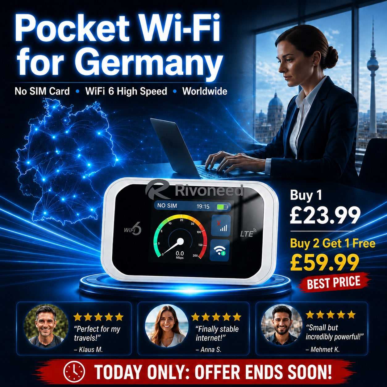🥳2026 HOT SALE🥳💞📶🌐 50% OFF! Mobile Hotspot – Portable WiFi, full coverage anywhere. No contract, no setup. Stay connected on the go! 📱✨