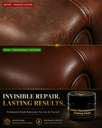 Professional Leather Care, Complete with Color Filling and Repair! 🌟