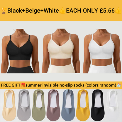 🔥Seamless Wire-Free Low-Back Support Bra👙