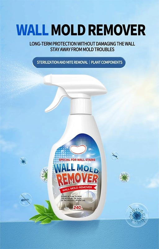 🧴 50% OFF NOW! 🔥 Highly Effective Mould Removal Spray – Kills mould & mildew, prevents regrowth & safe for most surfaces 🏡