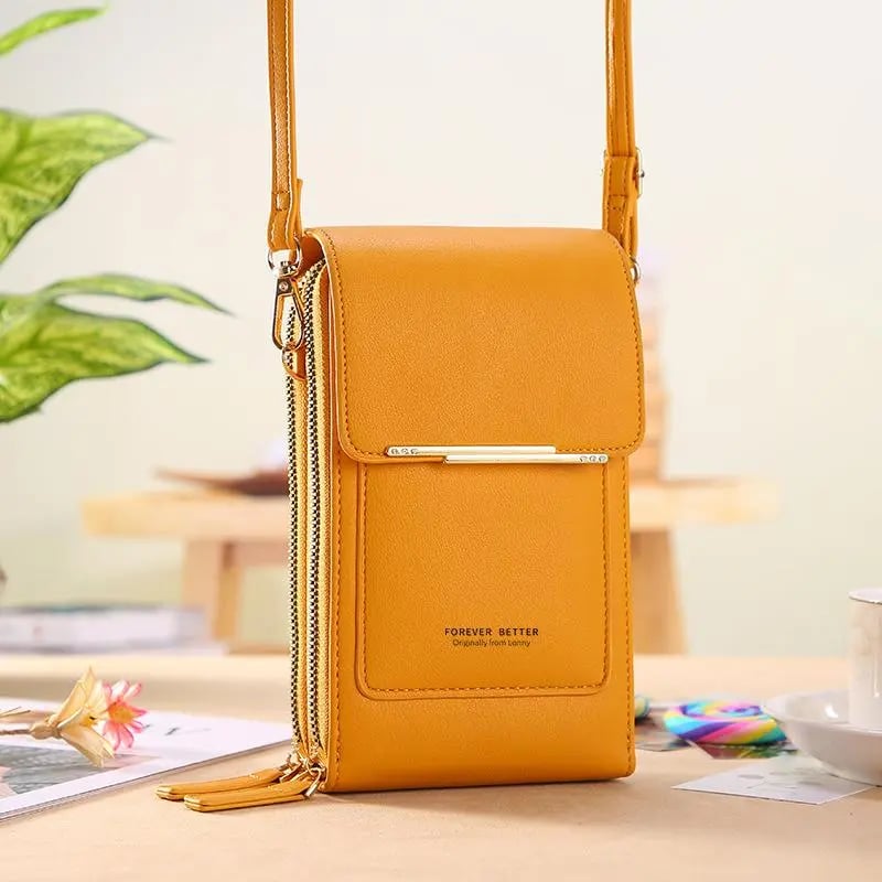 🏆Last Day Promotion：ONLY ￡9.99!!👜 📱 Simple and elegant women's touchscreen crossbody phone wallet(📦 Buy 2 Free Shipping)