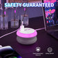 Ultimate 7-in-1 Retractable USB Charging Station with 8-Color Mood Lighting