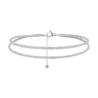 Buy 1 get 1 free🥰Dainty Layered Waterproof Anklet For your lover