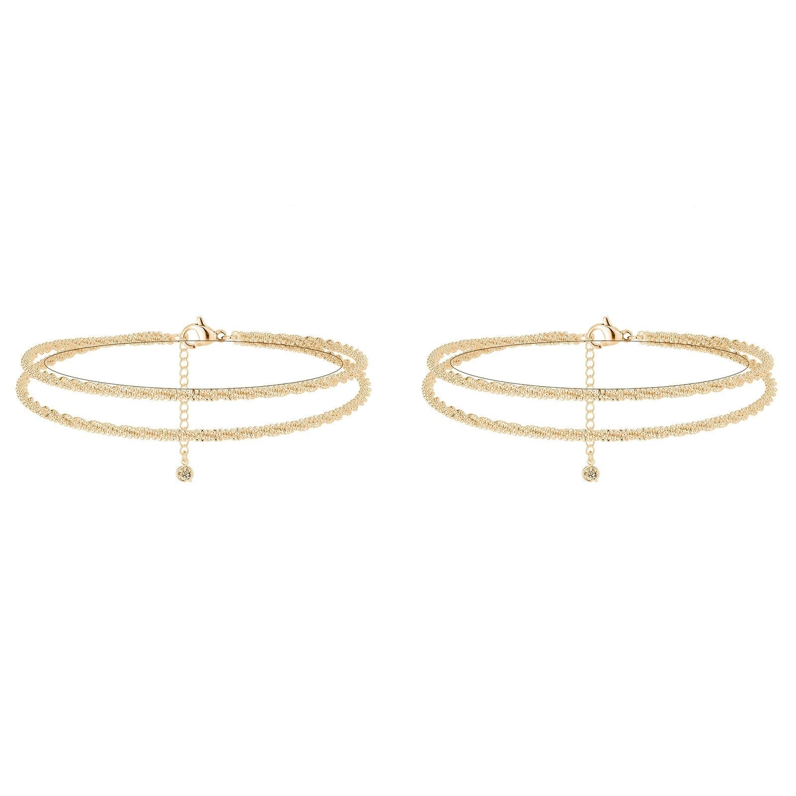 Buy 1 get 1 free🥰Dainty Layered Waterproof Anklet For your lover