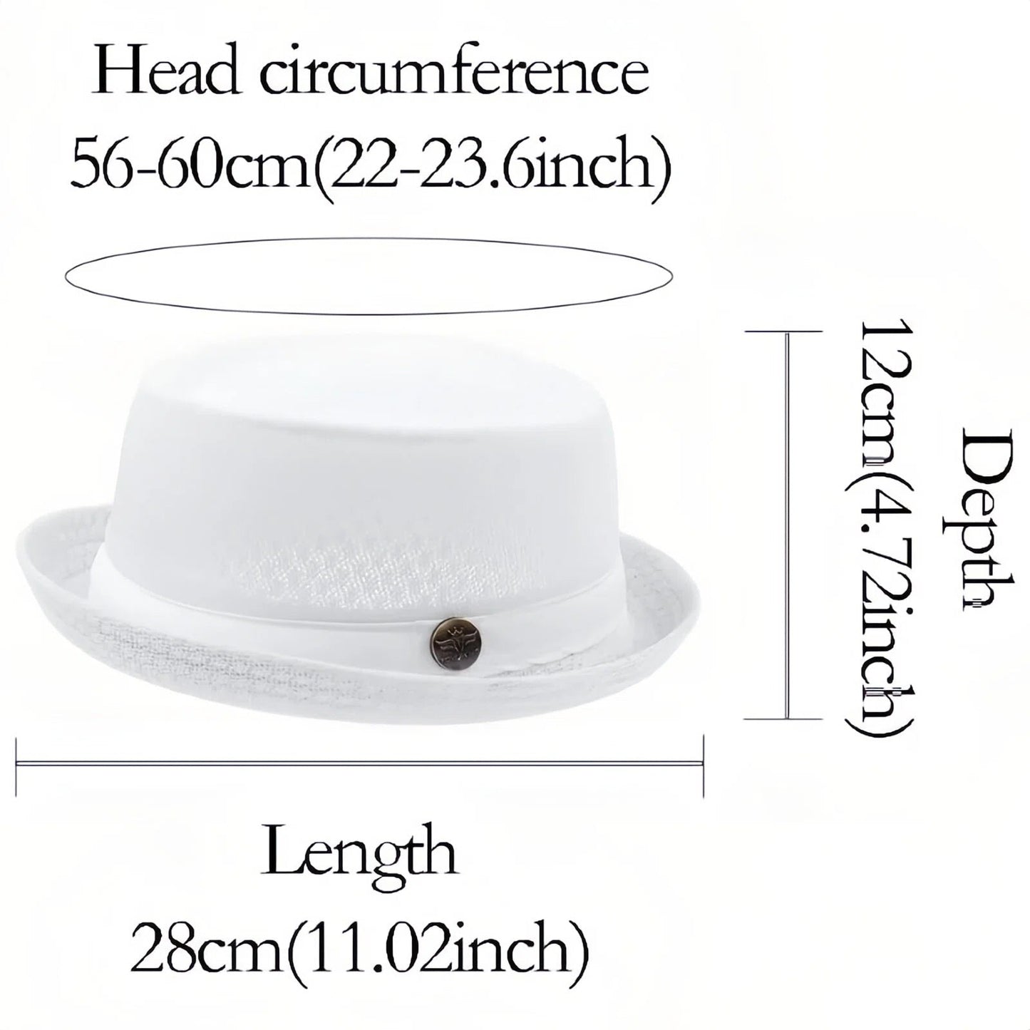 Summer Breathable Mesh Pork Pie Hat