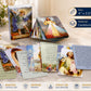 ✝️ Catholic Genuine Leather Holy Card Holder – Pocket Prayer Card Organizer with Snap Closure
