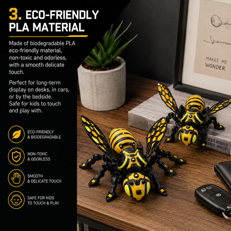 🐝 Mechanical Bee Figurine