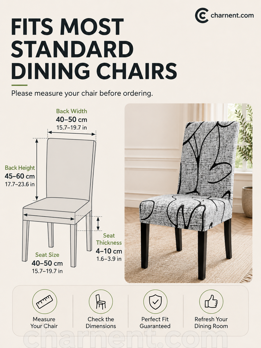 ⏰🔥LIMITED TIME 50% OFF!🔥50K+ SOLD!  🪑Stretch Dining Chair Cover