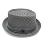 Summer Breathable Mesh Pork Pie Hat
