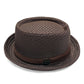 Summer Breathable Mesh Pork Pie Hat
