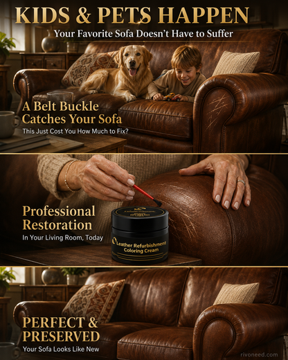 Professional Leather Care, Complete with Color Filling and Repair! 🌟
