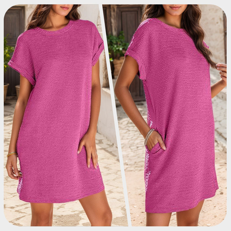 🔥New Trendy, cozy seasonal dress 50% OFF!-💞Women's Relaxed Pocket Dress