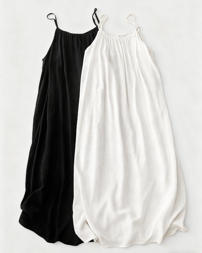 💃LAST DAY SAEL 50% OFF!!✨Women's Solid Color Backless Cami Dress💕