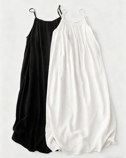 💃LAST DAY SAEL 50% OFF!!✨Women's Solid Color Backless Cami Dress💕