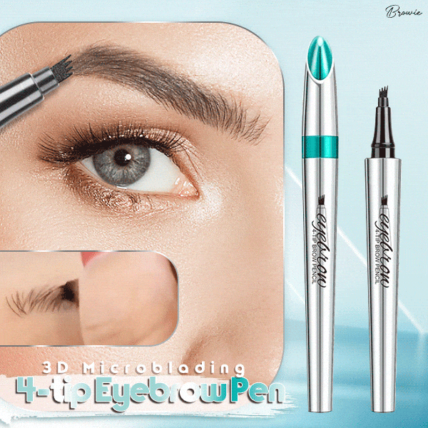 🎉 Oferta increíble 80% DE DESCUENTO🔥¡Compra 1 y llévate 1 gratis!💎¡Resistente al agua y 4 puntas para cejas naturales!