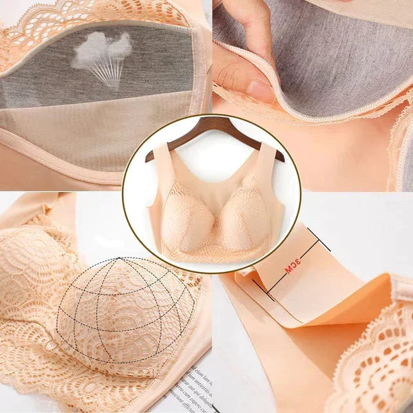 🔥Buy 2 Get 1 Free | Comfortable & Supportive Push-Up Bra (3 PCS)