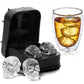 3D Skull Silicone Ice Cube Mold (6-Cavity/BPA-Free)