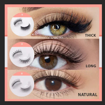 🔥WATERPROOF ！SELF-ADHESIVE EYELASHES