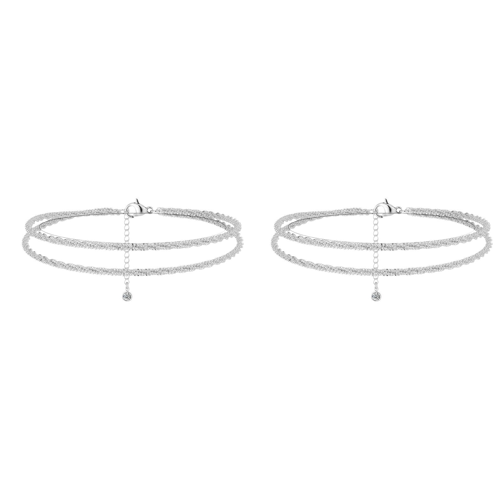 Buy 1 get 1 free🥰Dainty Layered Waterproof Anklet For your lover