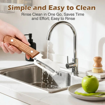 🔥Multi-Functional Wooden Vegetable Peeler with Built In Bottle Opener