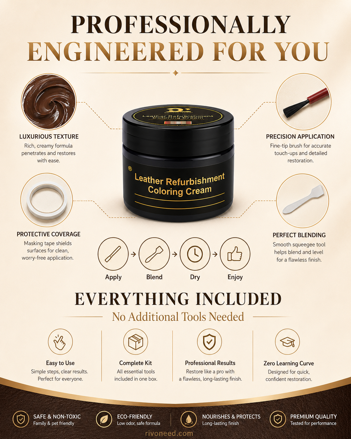 Professional Leather Care, Complete with Color Filling and Repair! 🌟