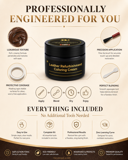 Professional Leather Care, Complete with Color Filling and Repair! 🌟