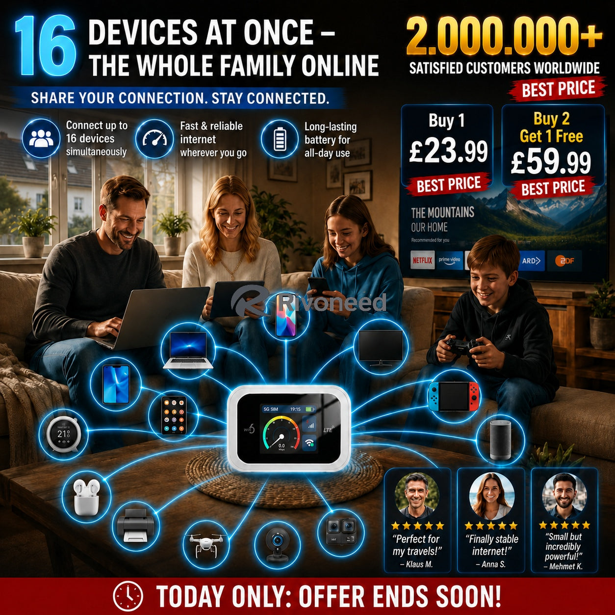 🥳2026 HOT SALE🥳💞📶🌐 50% OFF! Mobile Hotspot – Portable WiFi, full coverage anywhere. No contract, no setup. Stay connected on the go! 📱✨