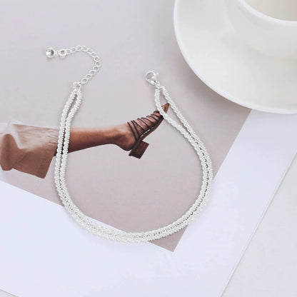 Buy 1 get 1 free🥰Dainty Layered Waterproof Anklet For your lover