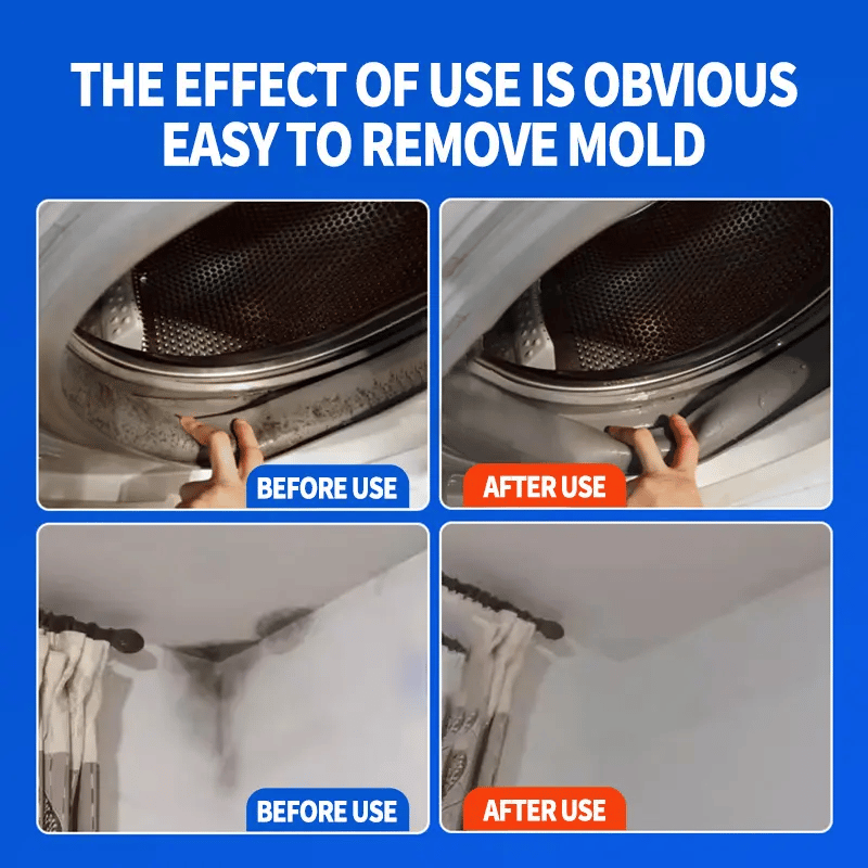 🧴 50% OFF NOW! 🔥 Highly Effective Mould Removal Spray – Kills mould & mildew, prevents regrowth & safe for most surfaces 🏡
