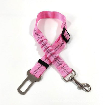 🐱🐶 2-Pack Pet Seatbelts – Car Headrest Restraint, Adjustable Safety Leads