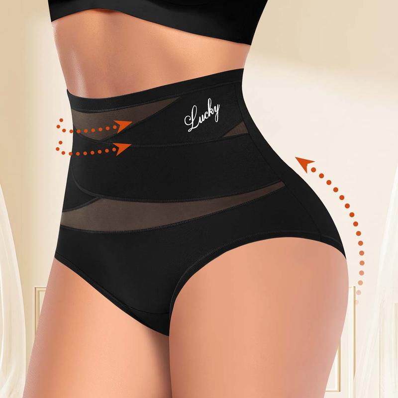 💖Hot Sale-Buy 1 Get 3 Packs💖Plus-Size High-Waist Cross Tummy Control Panties