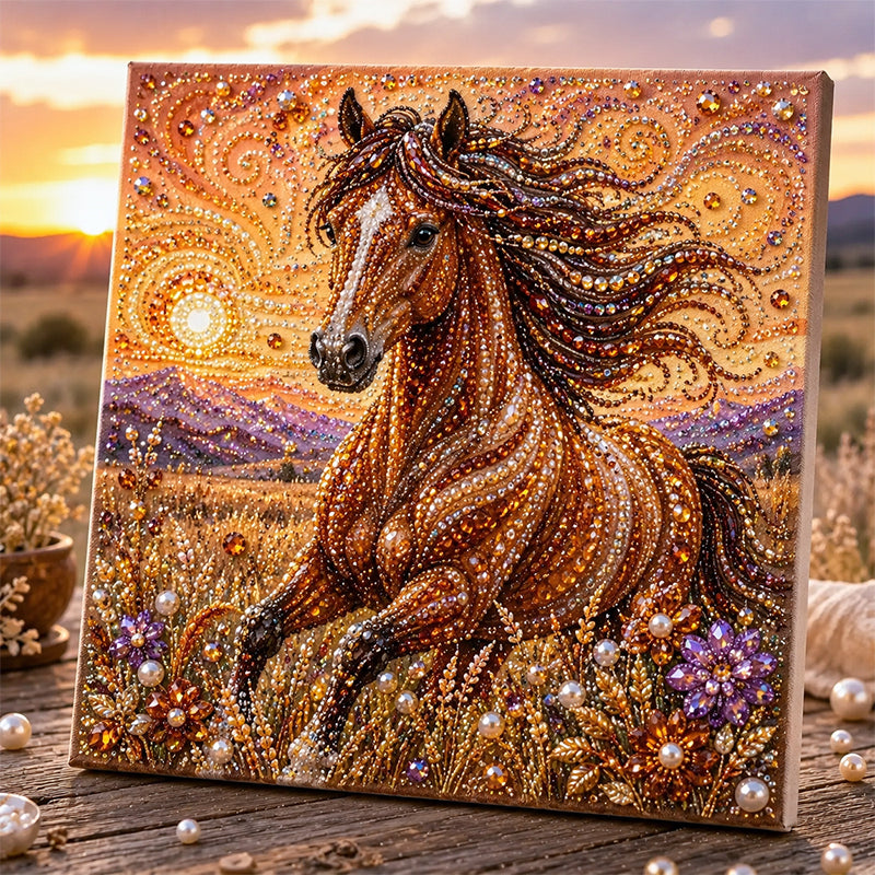 🏆 Last Day Special Price £9.99🦬✨ Highland Cow Pearl Art DIY Kit – Relaxing DIY Craft to Create Stunning Coastal Artwork (📦Buy 2 Free Shipping)