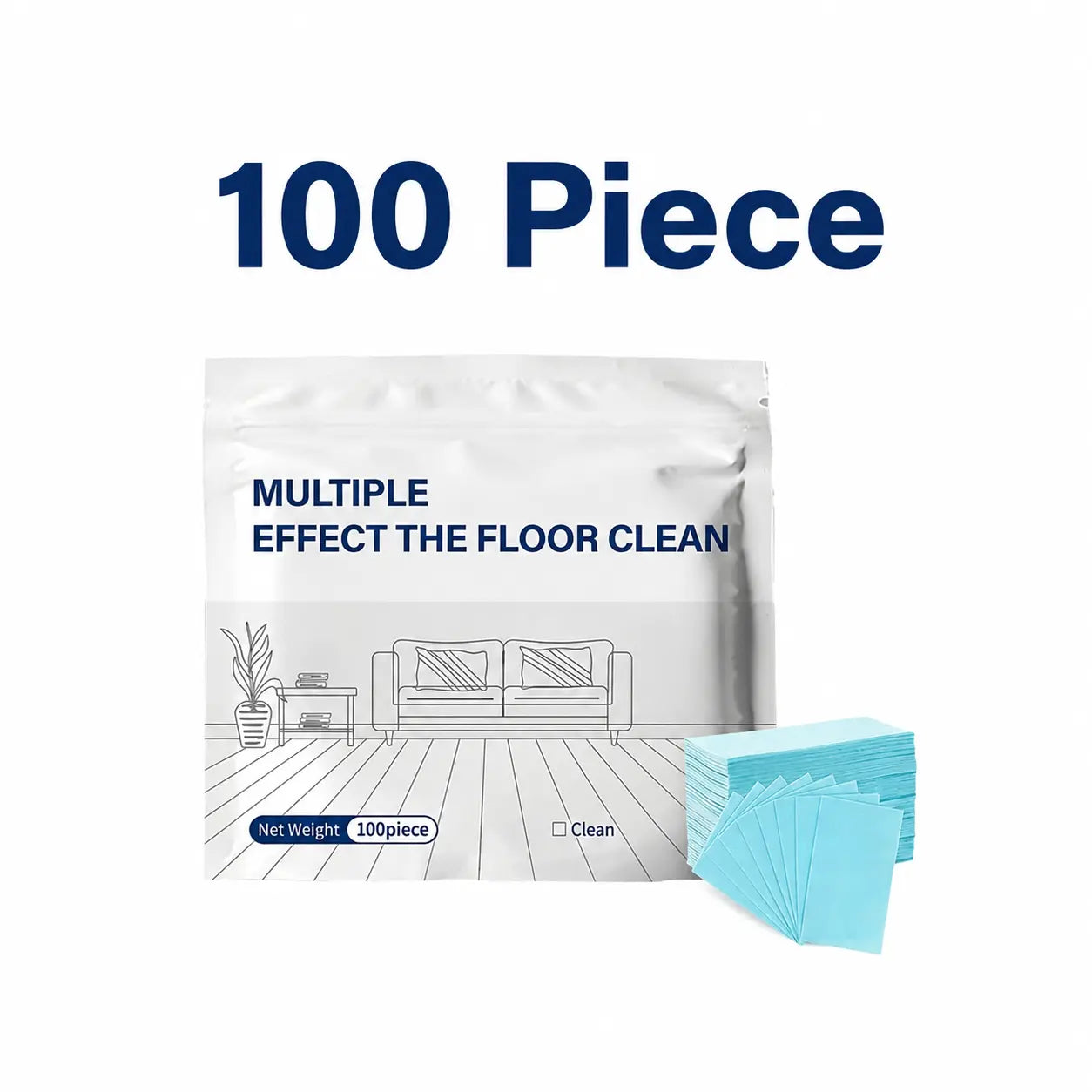 🔥100PCS Multi-Surface Floor Cleaning Tablets – Concentrated Cleaner for Hardwood, Tile, Laminate & More