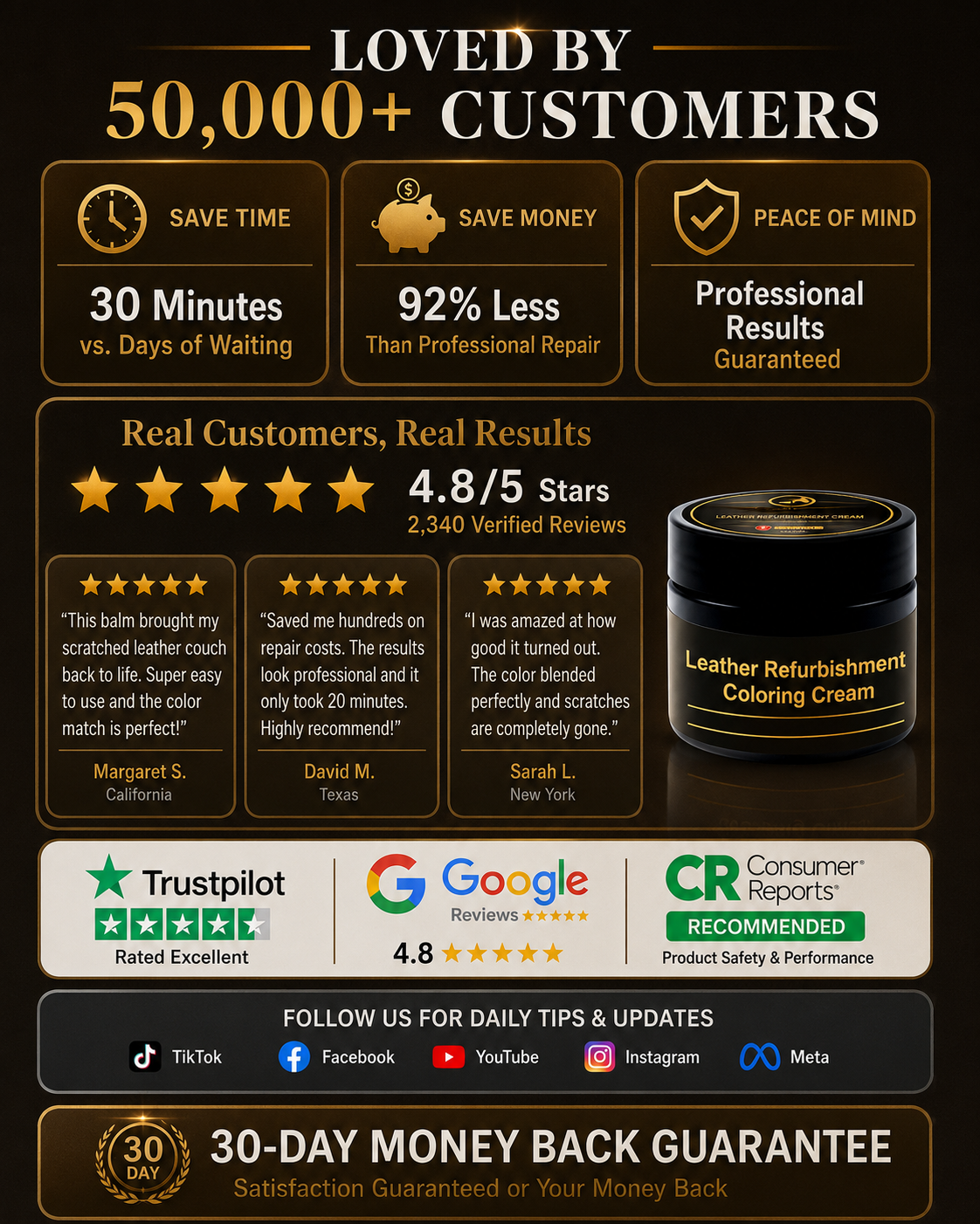 Professional Leather Care, Complete with Color Filling and Repair! 🌟