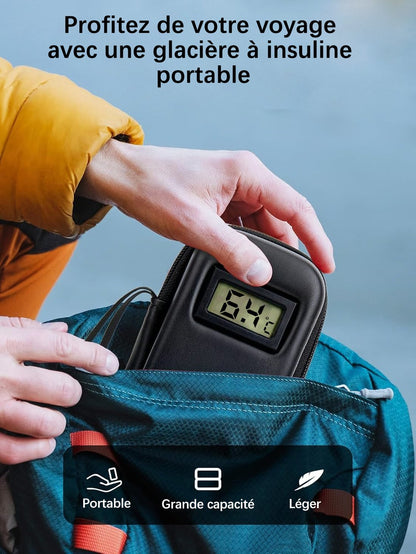 🔥Refrigerant travel kit for insulin with temperature display Temperature monitoring in real time
